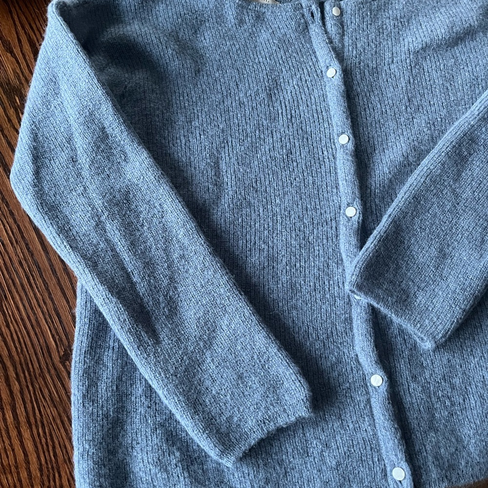 Gaspard Cardigan - Sezane - Vintage Blue - Picture 4 of 12